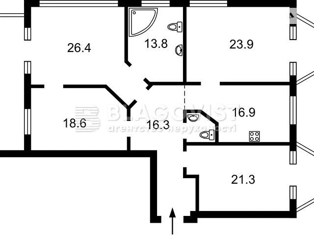 Продаж 5к квартири 145 кв. м на вул. Григорія Сковороди 6 •