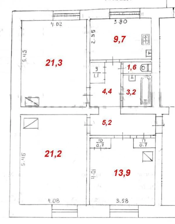 Sale of an apartment, 3 rooms, central part of Lviv, street