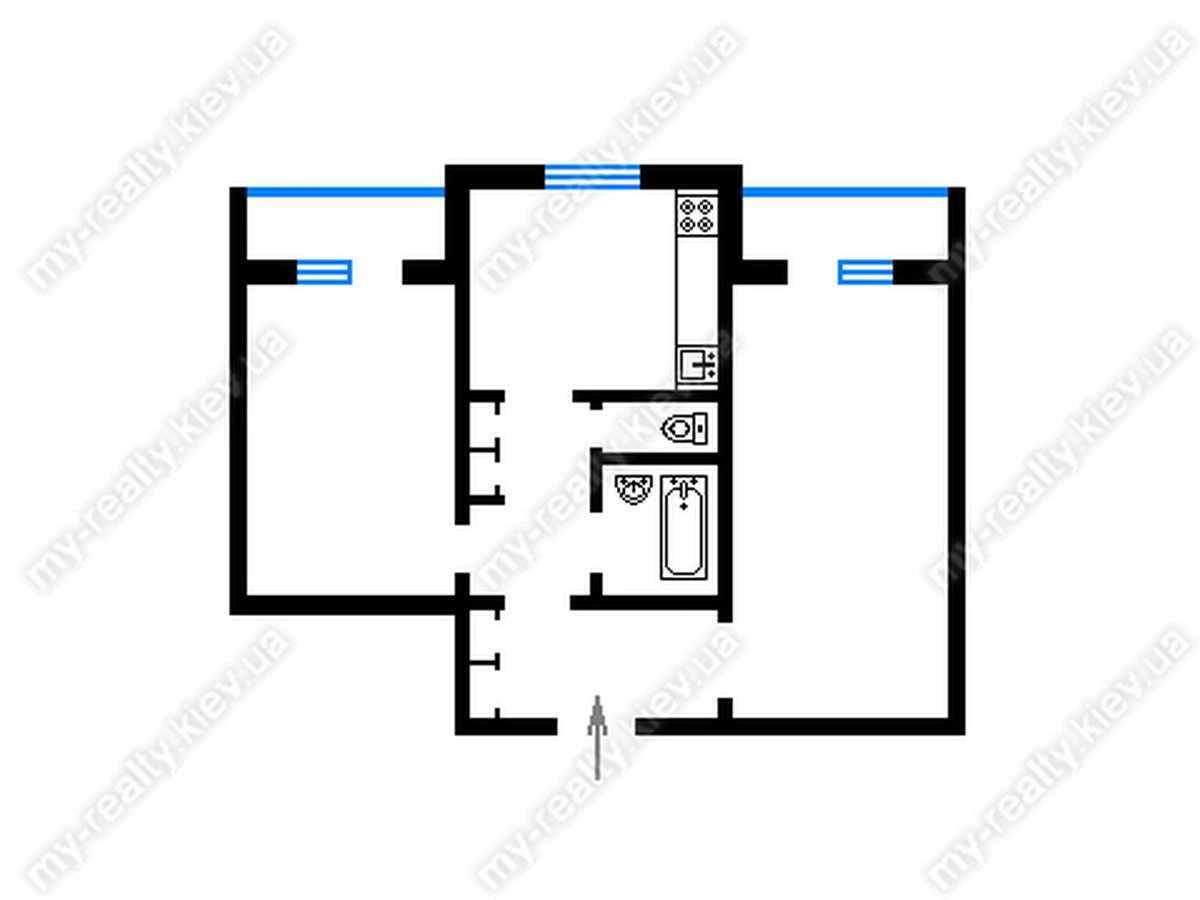 Sale of a 2-bedroom apartment 60.9 sq m, Jordan Street, 5A