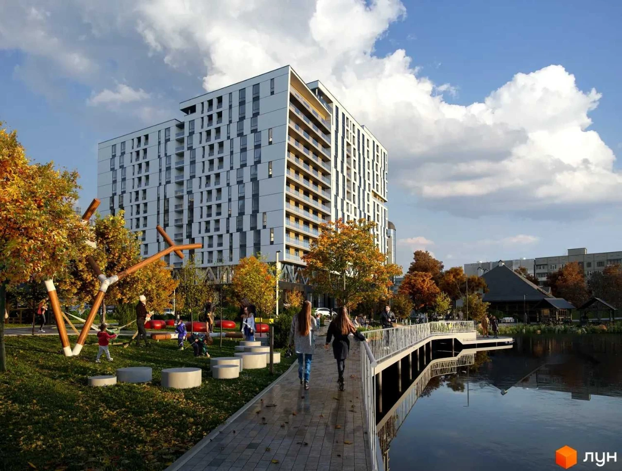 Sale of a 1-room apartment in the Lakeview residential complex