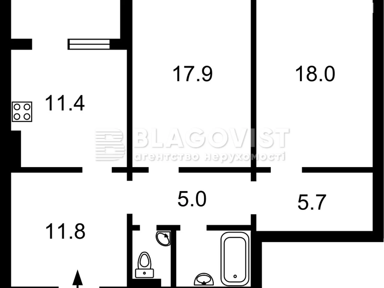 Apartment for Sale in Osokorky
