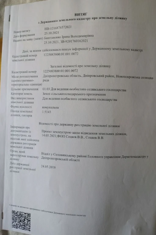 земельна ділянка