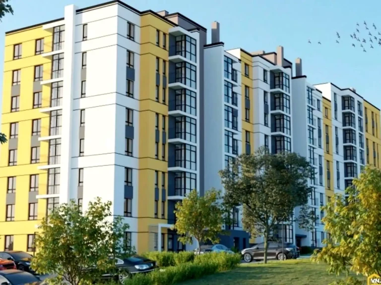 Sale of a 2-room apartment 62.14 m² on the 6th floor.