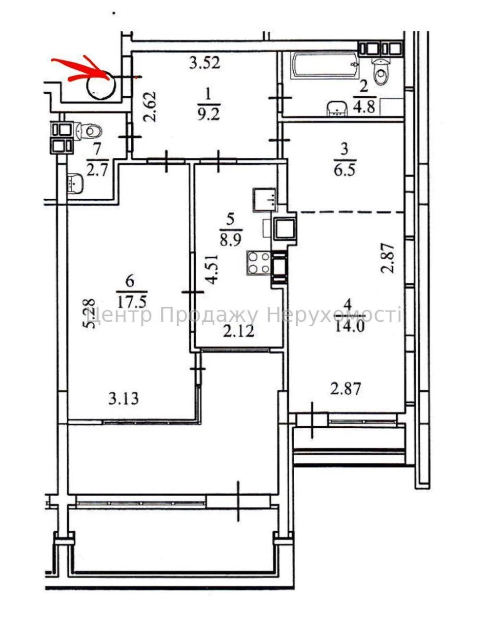 Продаж 2-кімн. квартири 79,1 м², 2/10, ЖК Львівський Кв