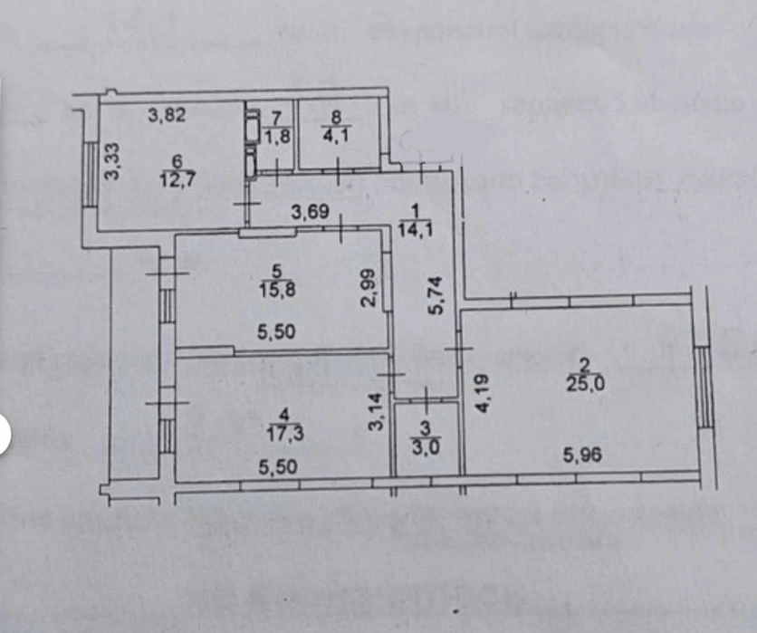 Продам 3 кімнатну квартиру, Кирило-Мефодівська 2, новий буди