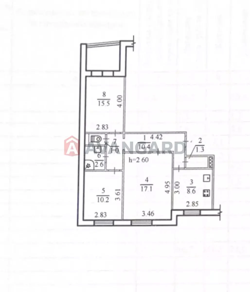 Продам 3 комнатную квартиру ж/м Сокол-1