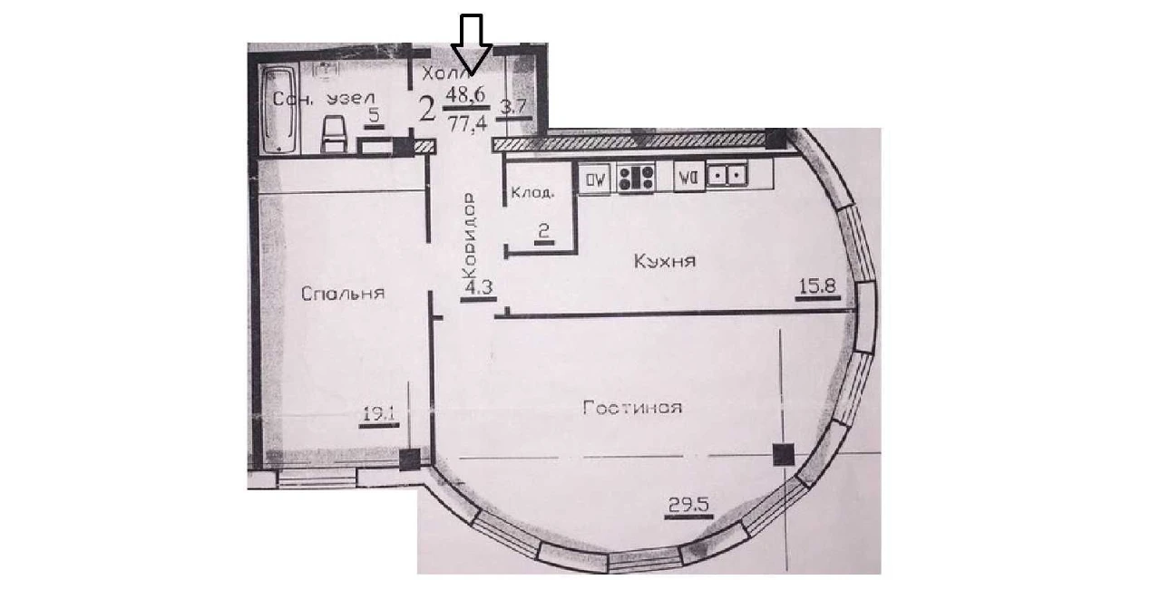 2 Rooms on Екатерининская Street, Central Train Station