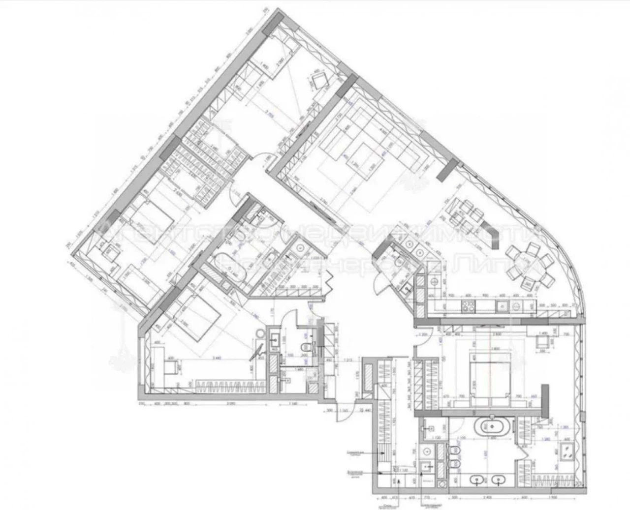 Apartment for sale: 1-bedroom apartment in ЖК Seven Дніпровська набере