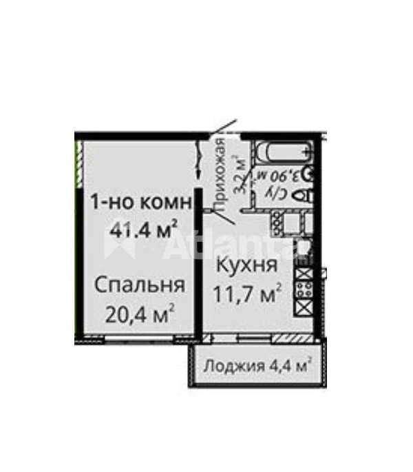 2-кімнатна квартира 85.7 м² у Одесса