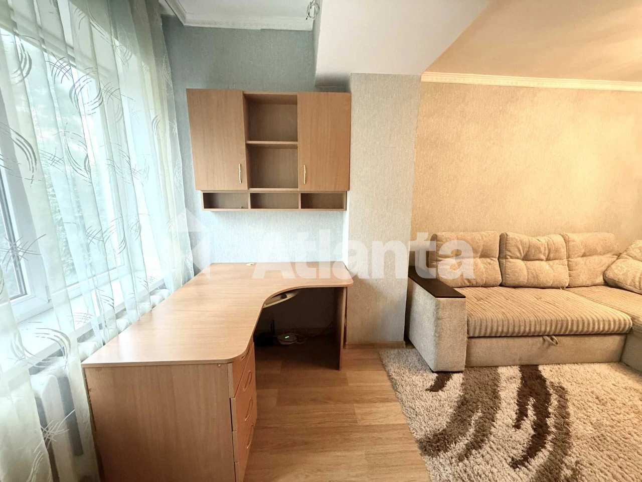 Просторная двухкомнатная квартира площадью 70 м² на улице Па