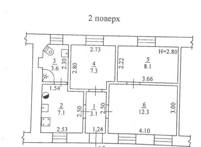 3-комнатная квартира в Новосельского, 252136