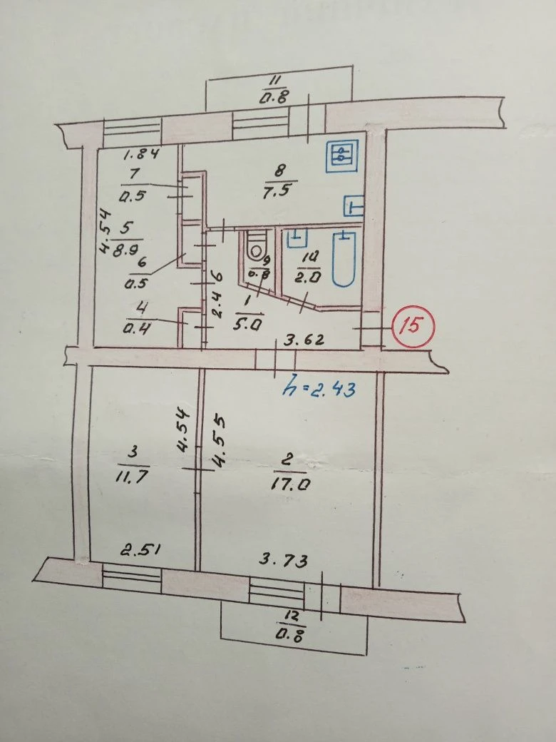 For Sale: 3-bedroom apartment