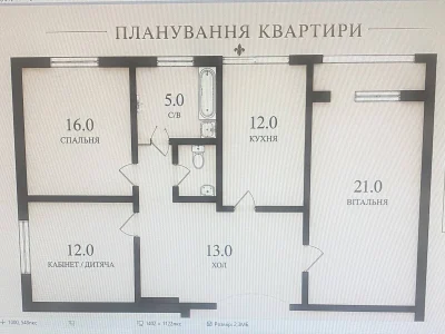 Pechersk 90 m² panorama of the Lavra Park of Glory Arsenalna