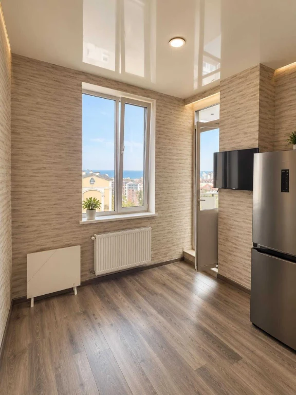 One-bedroom apartment in a new building on Bocharova Street
