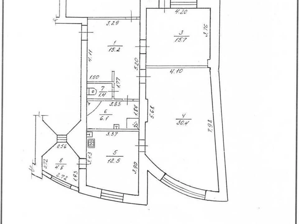 Apartment. Ivano-Frankivsk, Zalesnicha St.