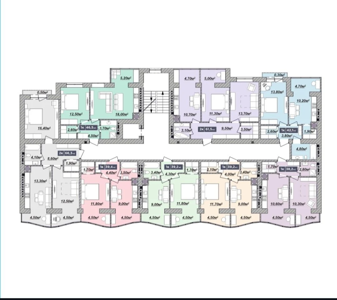 1-bedroom apartment in Zhmyr village
