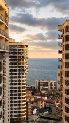 Apartment with a terrace and sea view in Kamarina!