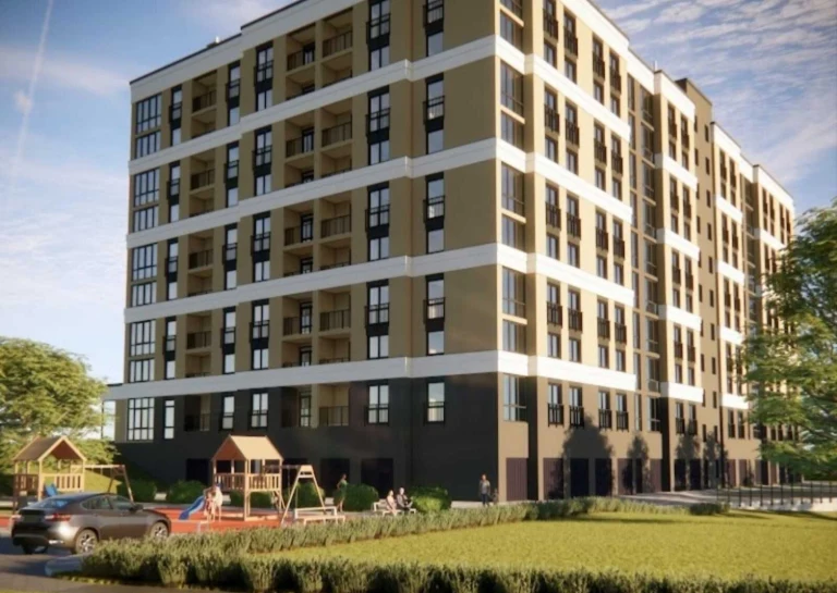 2к 73 м² у ЖК «Агора 7» — власне озеро та кухня-вітальня 30