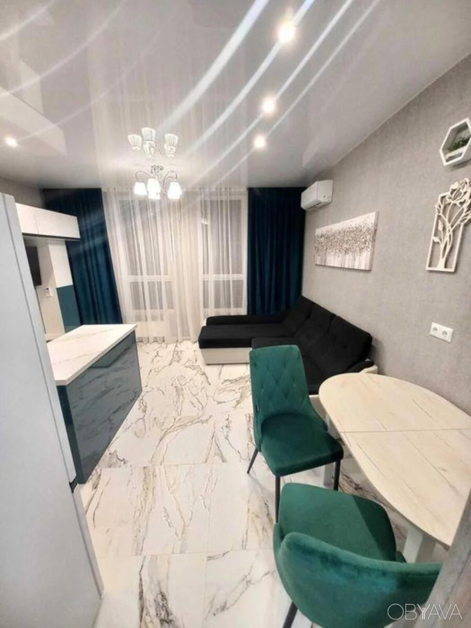 1-room apartment, 50 sq.m