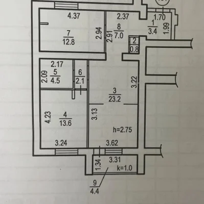 For Sale: 3-bedroom apartment, Peremoha-6, ЖК Sozdatel