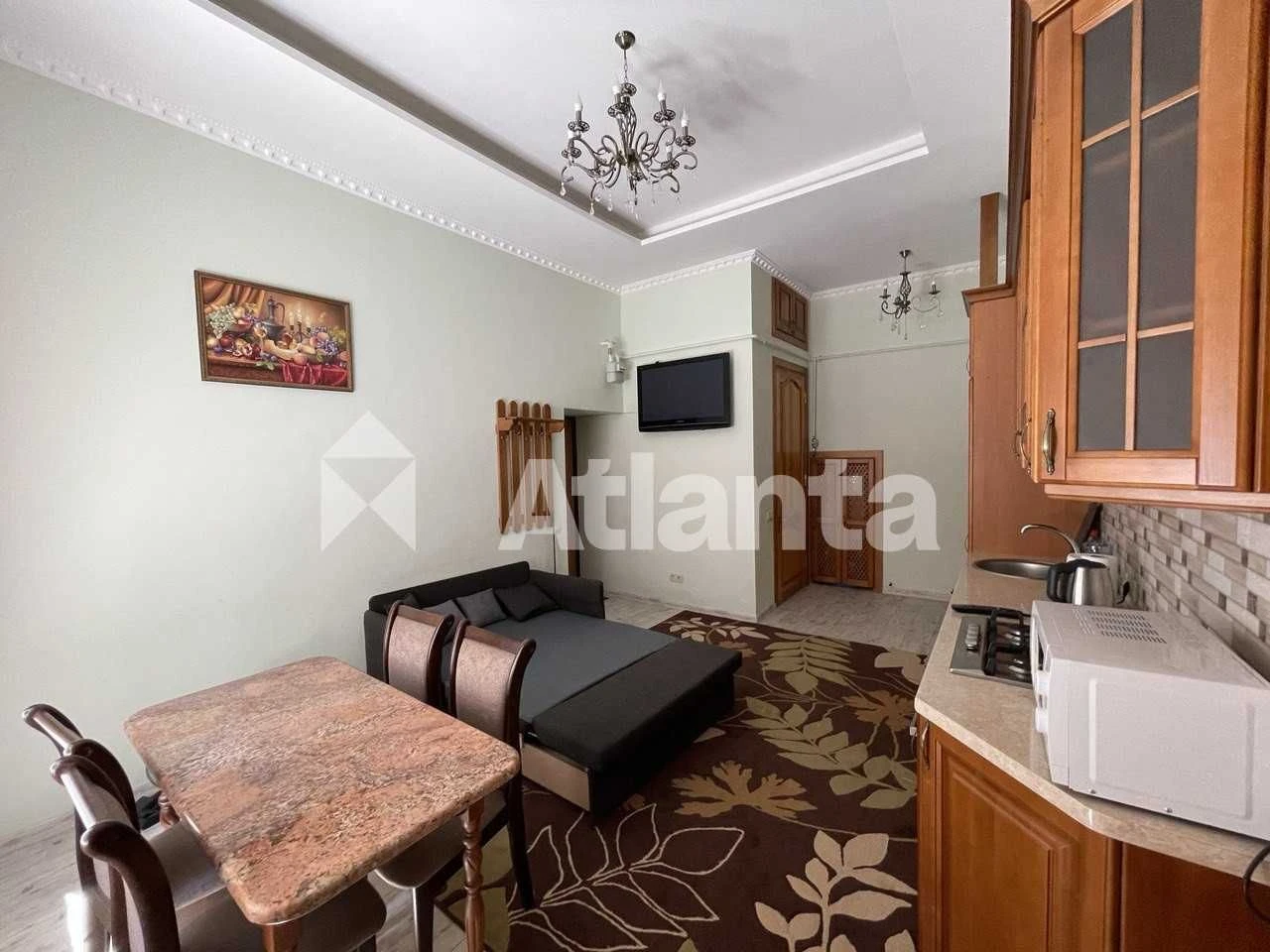 2 minutes from Duke. 2 room apartment with AGV on Primorsky Boulevard.