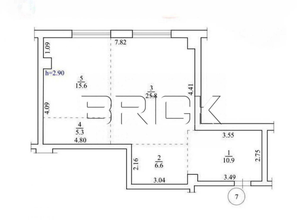 Продажа квартиры 64,2 м2 в ЖК "Бульвар Фонтанів", 9-й этаж