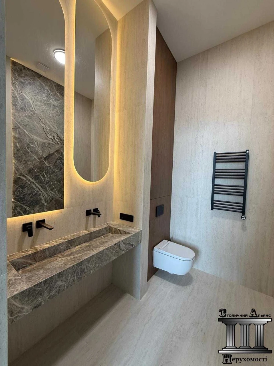 New, designer 3-bedroom apartment, 109 sq.m, Manhattan City complex, KPI. Floor