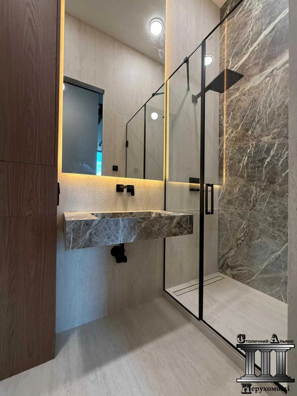 New, designer 3-bedroom apartment, 109 sq.m, Manhattan City complex, KPI. Floor
