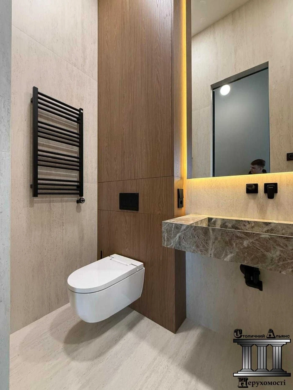 New, designer 3-bedroom apartment, 109 sq.m, Manhattan City complex, KPI. Floor