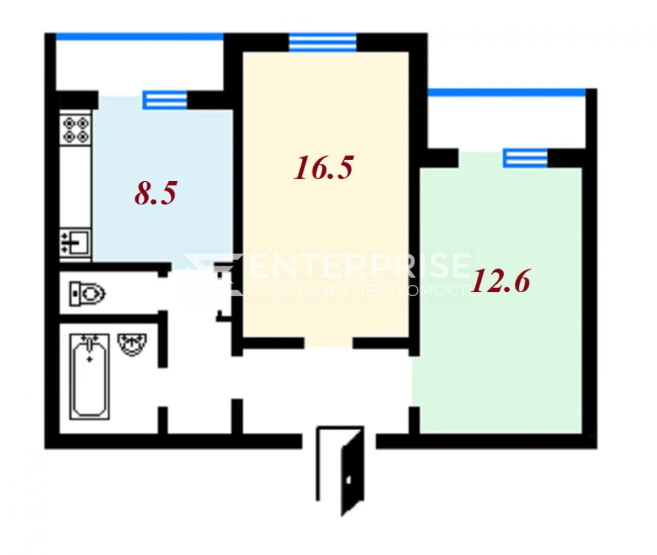 Sale of a 2-bedroom apartment, Balzaka Street, Desniansky district, Troyechyna
