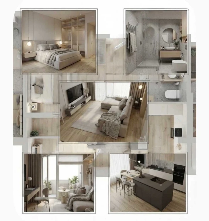 1 bedroom apartment 39 square meters in a new building at Tairova 78 in