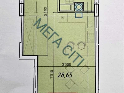 Apartment. Central Street, Kyiv