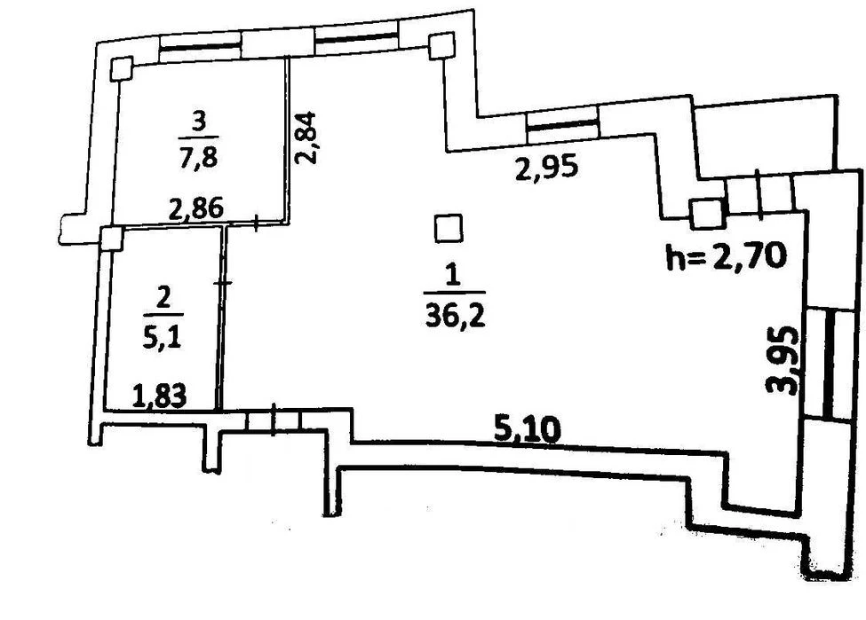 Продажа 2-комнатной квартиры в Центре, ЖК Рождественский в переулке.