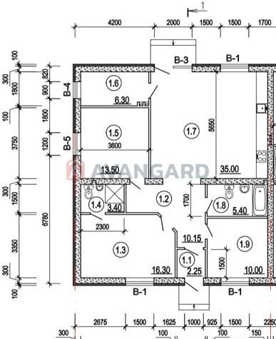 Sale of a modern house with gas!