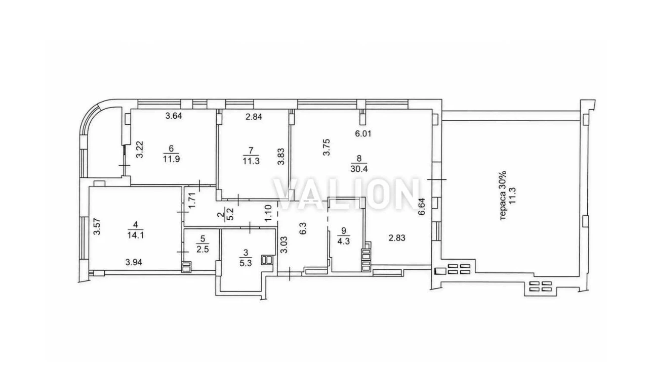Apartment for Sale: 3-bedroom, Holosiiv, Tadeya Ril'skogo Street