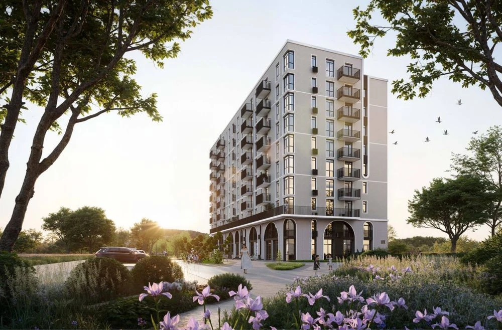 Great deal! One-room apartment with a view of the mountains, 6th floor.