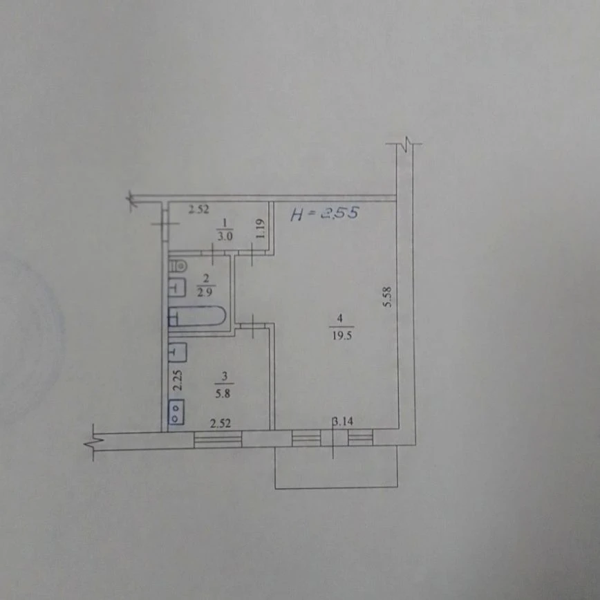 For Sale: 1-bedroom apartment in Pavlov Pole, near Botanicheskiy Sad metro station