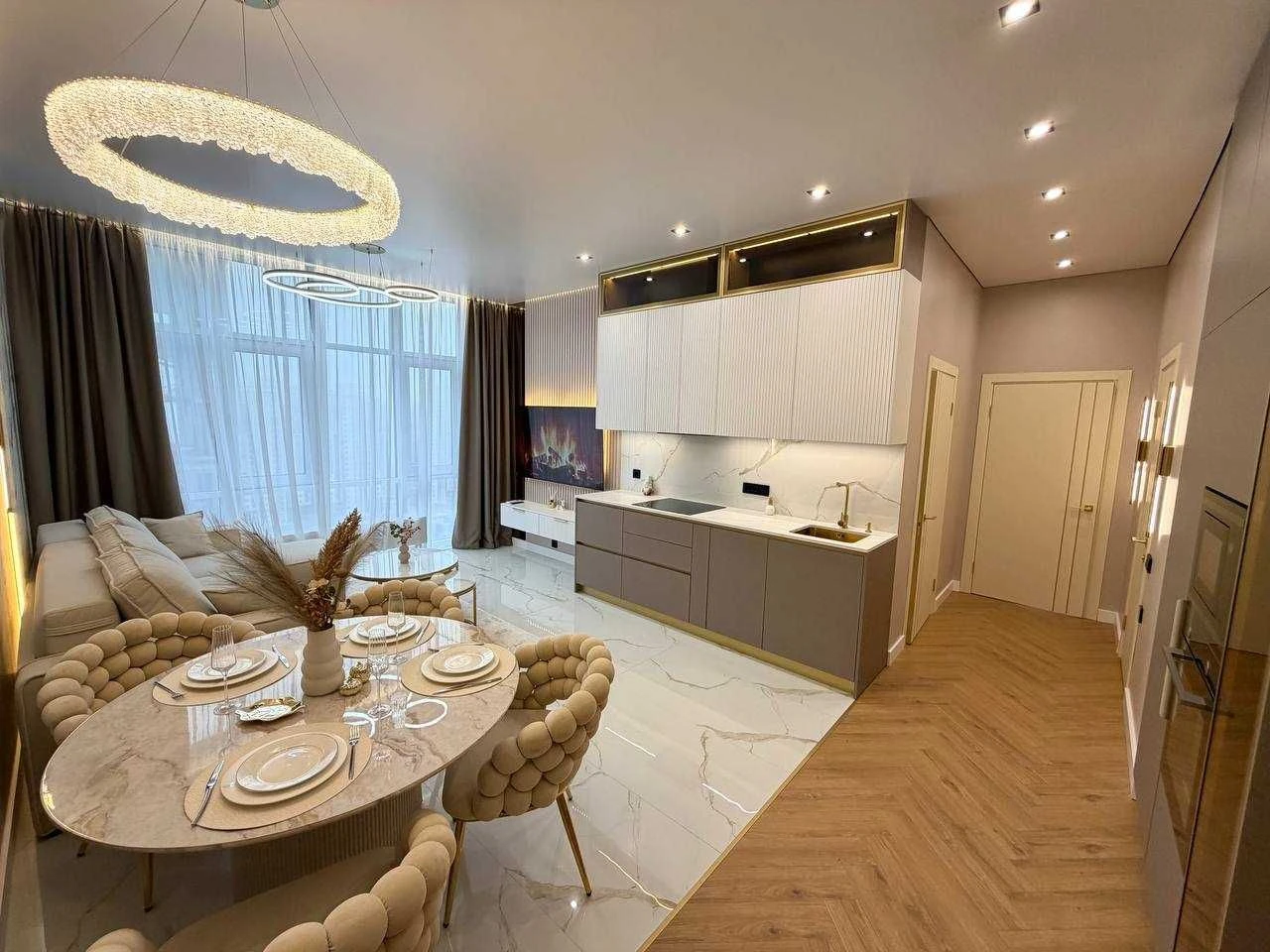 3-room apartment in the Elegia Park residential complex on Genuwesky / Arcadia Sady