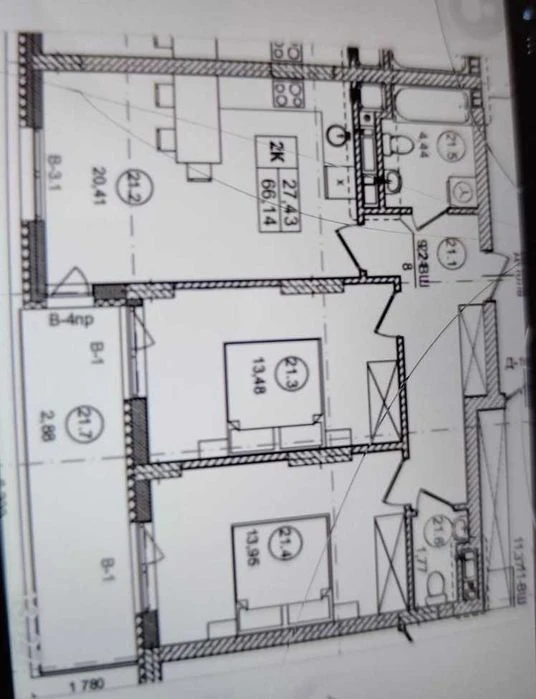 For sale 2-room new building on Zelena Street 115, in Infinity Residential Complex