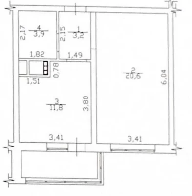 For Sale 1-bedroom apartment in ЖК Мандарин, Канатна 122