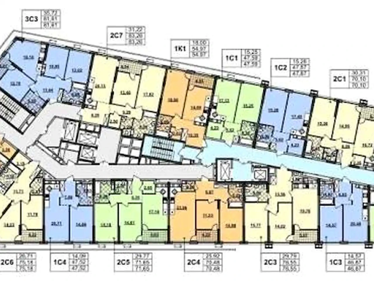 Sale of a 2-room apartment 78.8 m² 6/26 floor
