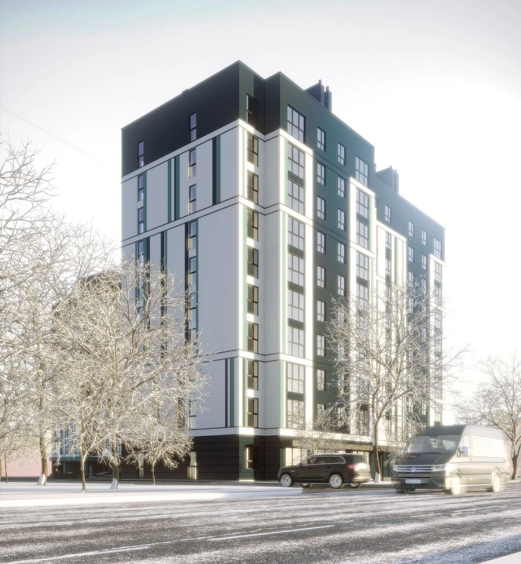 Land plot for a multi-apartment building