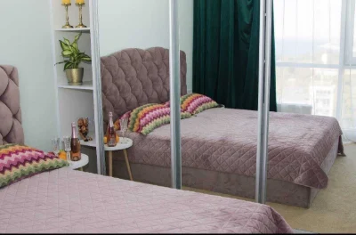 2-bedroom apartment, 100 sq. m in the GREENWOOD residential complex, 15th floor, sea view.