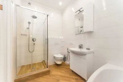 1-bedroom 54 sq.m apartment in the GREENWOOD residential complex. Designer renovation. View.