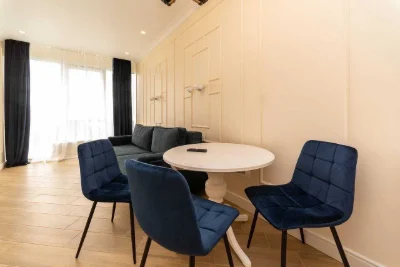1-bedroom 54 sq.m apartment in the GREENWOOD residential complex. Designer renovation. View.
