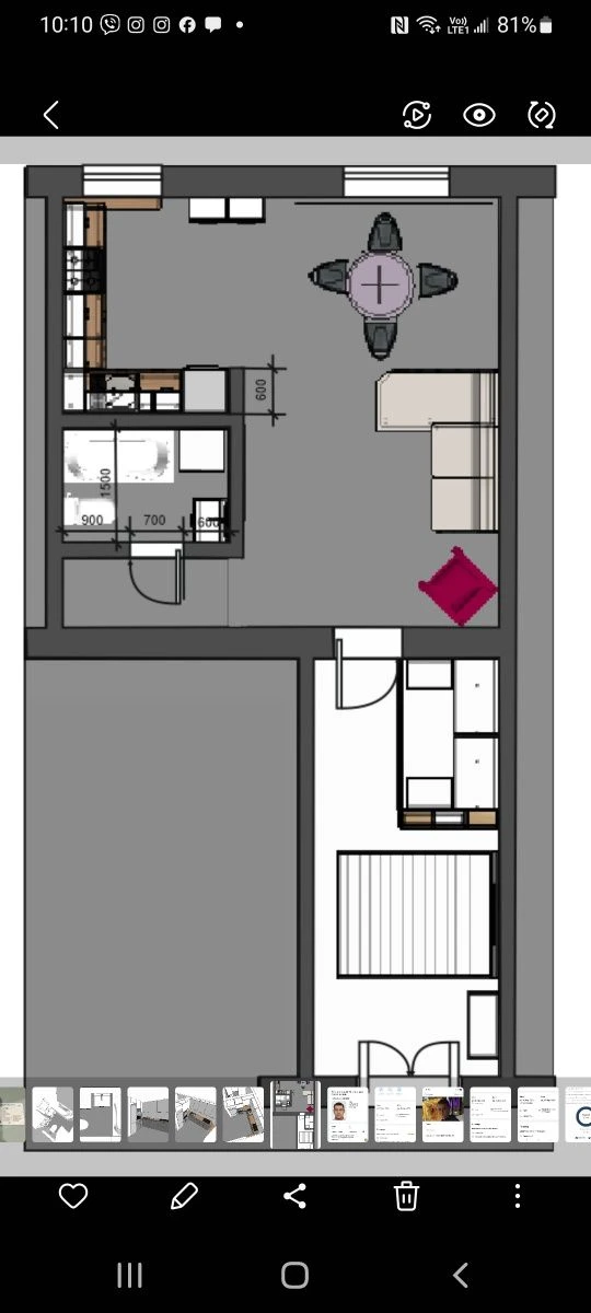 Spacious 2-bedroom apartment in the city center