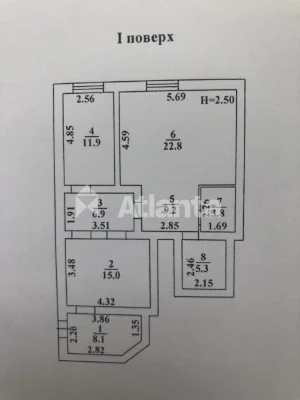Престижный Лідерсовский бульвар! Квартира с потенциалом