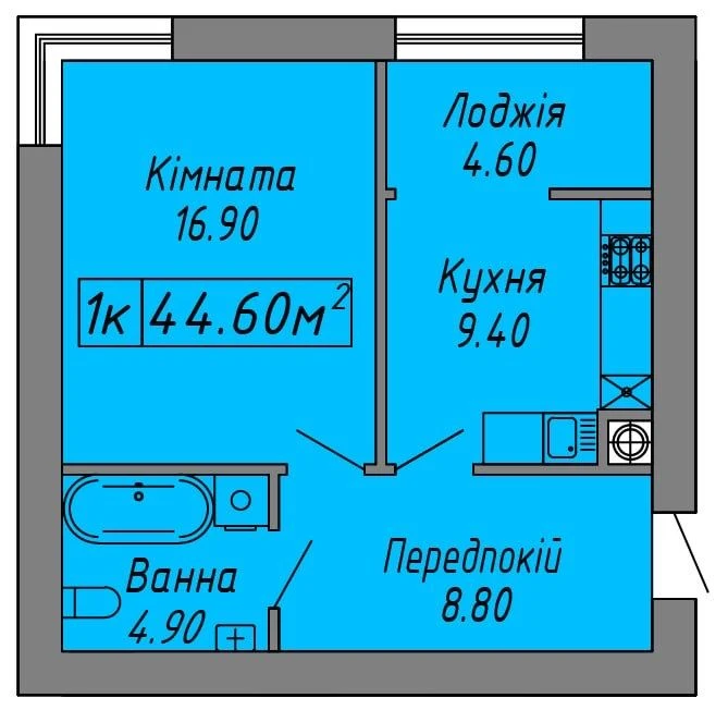 Продажа 3-этажной квартиры в ЖК "Скандинавія Центр" в Ивано-Франковске