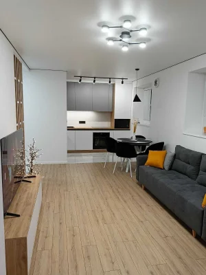 Sale of a 1-room apartment with a terrace (patio) and a covered area. Price 70