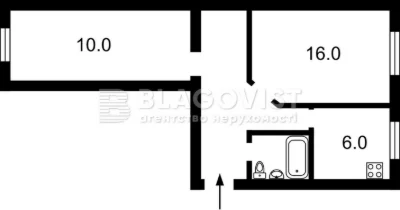 Apartment for sale on Baidy-Vishnevytsky Street (Osipovsky)